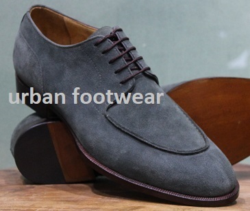 New Mens Handmade Formal Shoes Suede Leather Lace up Casual wear & Dress boot