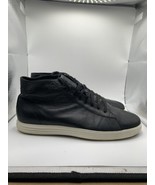 Cole Haan Grand OS Crosscourt High Top Mens Size 12M Black Leather Sneak... - £22.68 GBP