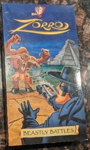 Adventures of Zorro, The - Beastly Battles (VHS, 1998) TESTED - £6.99 GBP