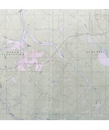 Map Oxbow East Maine 1986 Topographic Geological Survey 1:24000 27x22&quot; T... - €38,51 EUR
