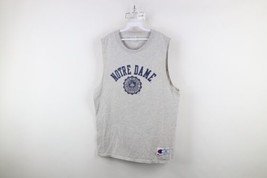 Vintage 90s Champion Mens XL Notre Dame University Football Sleeveless T-Shirt - £39.86 GBP