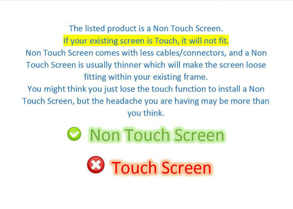 HP 15-DA0074NR 15-DB0042NR 6FV97UA LED LCD Screen HD 1366x768 Display 15.6 in Item image 7