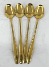 4-GOLDEN MODERN LIVING Ice Tea Spoon - Rogers Cutlery Co. (International... - $13.86