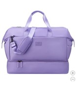 Delsey Paris Duffle Bag Purple Weekender Florence by Mills Pockets Eco-F... - $2,443.56 MXN