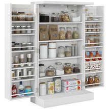 HOMCOM 41&quot; Kitchen Pantry Cabinet: 12 Shelves - $198.99