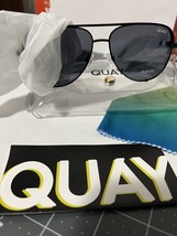 Quay High Key Micro  Sunglasses Black W Free Case - £33.51 GBP