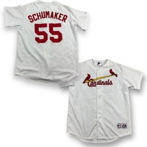 Majestic St. Louis Cardinals MLB Jersey Men’s Large 55 Schumaker Stitched Sewn - $44.54