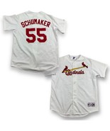 Majestic St. Louis Cardinals MLB Jersey Men’s Large 55 Schumaker Stitche... - £31.14 GBP