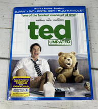 Ted (Blu-ray Disc/DVD 2012, 2-Disc Set, Unrated New Sealed W Slipcase - £3.07 GBP
