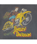 Vtg Harley Davidson Old School Motorcycle Sturgis Rally Single Stitch T-Shirt  L - £172.00 GBP