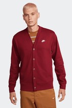 NWT men&#39;s medium tall nike club knit fairway cardigan sweater FN3898-677... - €57,47 EUR