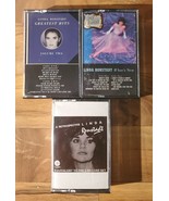 LINDA RONSTADT CASSETTE LOT of 3 Greatest Hits Vol 2  What&#39;s New Retrosp... - £13.23 GBP
