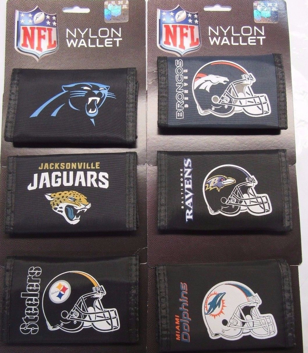 NFL Printed Tri-Fold Nylon Wallet RICO -Select- Team Below - $13.99 - $16.99