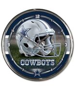 Dallas Cowboys Chrome Clock - NFL - $31.03
