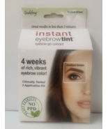 GODEFROY Medium Brown Instant Eyebrow Tint ~ 3 Applications~ LOT of 2 PCKS - €20,46 EUR