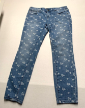 Free People Womens Sz 26 Floral Print Jeans Skinny Ankle - $19.79