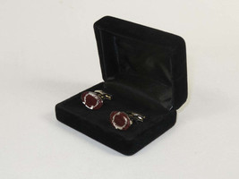 Men J.Valintin Cufflinks by Vitorofolo for French Cuff Shirt V35-25 Brown Stone image 2