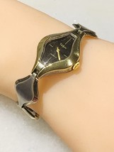 Vintage 1960’s Retro Gold Over Sterling Silver 925 Bracelet Watch Argent Dore 7” - $136.85