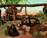 Vtg Postcard 1910s Egypt Sakieh Dans la Haute Waterwheel Green 2 Sphynx ... - £9.92 GBP