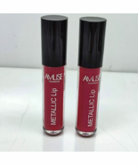 Lot of 2 Amuse Cosmetics Metallic Lip Liquid Lipstick Gloss Long Lasting... - $13.58 CAD