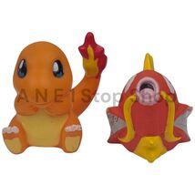 Pokemon Kids Finger Puppets Charmander &amp; Magikarp 1.5" - Bandai 1997/1999 - $19.65