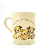 Vintage Hallmark Coffee Mug Mates Cup Puppy Friends Dog Lover Mug Friend... - £17.68 GBP