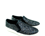 Skechers Goldie Glitz &amp; Bitz Glitter Slip-On Shoes- BLACK, US 5M / EUR 35 - £23.26 GBP
