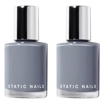 2X Static Nails Bohemian Blue Liquid Glass Nail Lacquer Color Full Cover - $26.01