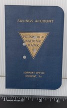 Vintage Pittsburgh National Bank Pennsylvania Account Book g35 - £12.50 GBP