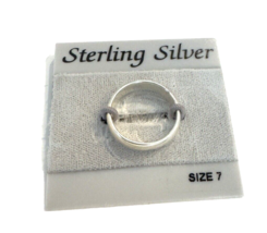 Solid Sterling Silver Band Ring 5mm Wide Wedding Band Sizes 5, 6, 7, 8 - £8.78 GBP