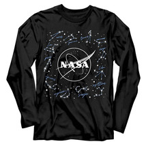 NASA Star Constellations Men&#39;s Long Sleeve T Shirt Space Administration Merch - £23.14 GBP+