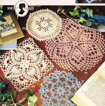 Big Book of 25 Little Doilies Leisure Arts Crochet Patterns - £11.79 GBP