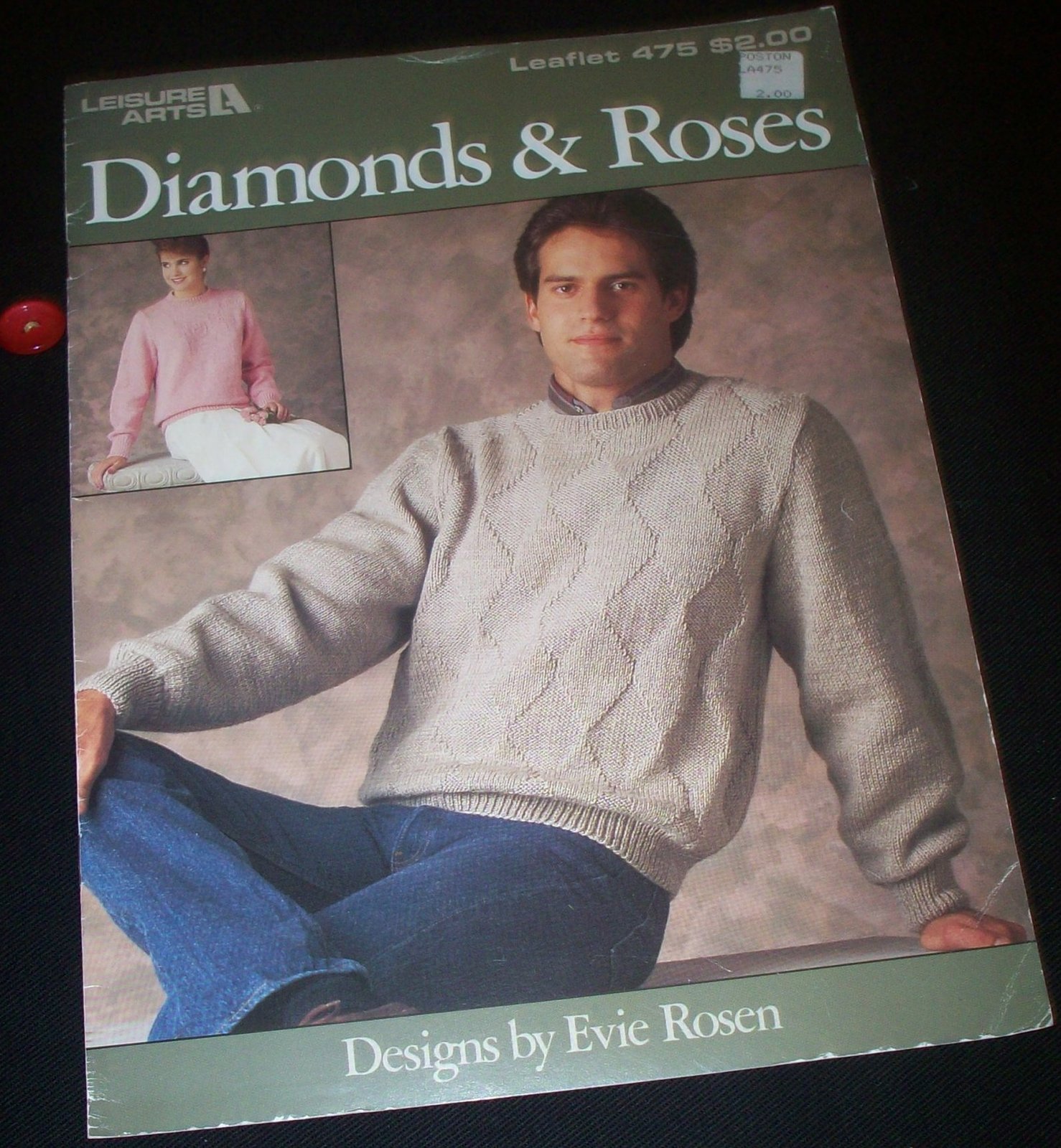 Leisure Arts Leaflet 475 - Diamonds &amp; Roses [Paperback] Evie Rosen - $3.95
