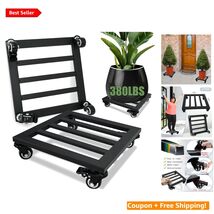 Sturdy 12 Inch Plant Caddy Dolly with Lockable Wheels - Perfect for Heav... - $90.04