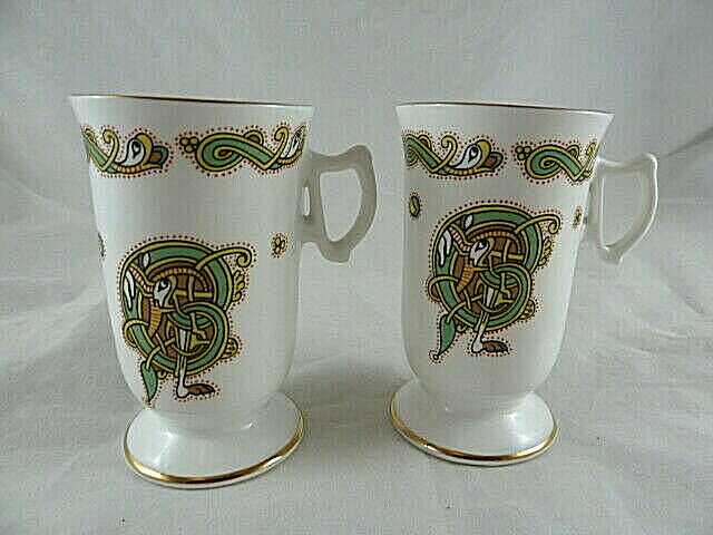 Royal Tara Galway Ireland Fine Bone China IRISH COFFEE Set of 2