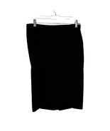 Metro 7 Black Pencil Skirt Size 4 with Back Kick Pleat - £16.81 GBP