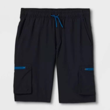 NWT All In Motion Boys Adjustable Waist Adventure Shorts, Black, XS (4/5) - £6.22 GBP