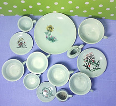 Made in Japan Vintage Children Miniature Tea Cup Collection - $29.70