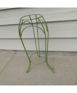 Vtg MCM Painted Metal Cast Iron? Wire Plant Stand Flower Pot Shelf Frog ... - £58.42 GBP