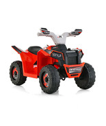 Kids Ride on ATV 4 Wheeler Quad Toy Car with Direction Control-Red - Col... - $2,494.03 MXN