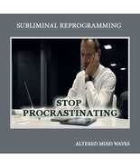 Stop Procrastinating Subliminal CD -- The best way to overcome procrastination - $17.95