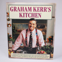 SIGNED Graham Kerr&#39;s Kitchen Hardcover Book With DJ 1st Edition Cookbook 1994 - £15.16 GBP