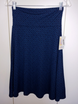 Lula Roe Ladies Knit A-LINE SKIRT-S-NWT-POLY/SPANDEX-WIDE Waist BAND-NICE - £6.84 GBP