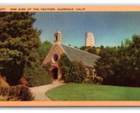Wee Kirk of the Heather Glendale California CA UNP Linen Postcard K16 - £1.53 GBP