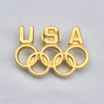 Olympic USA Pin Gold Tone Vintage - $9.95