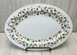 Sango China Platter Raintree 3803 Made in Japan Serving Tray Platter Ova... - $46.74