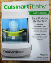 Cuisinart-Baby Series Portable UV Pacifier/Bottle Nipple Sterilizer CPS-100 - £9.59 GBP