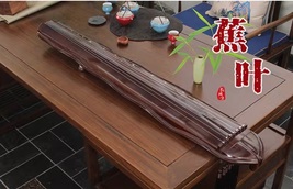 guqin Banana leaf type old fir wood brown China stringed instruments - $699.00