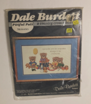 1985 Dale Burdett Pitiful Pals Memories Vintage Counted Cross Stitch Kit Sealed - £4.08 GBP