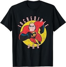 Pixar The Incredibles Father&#39;s Day Incredible Retro T-Shirt - £12.59 GBP+